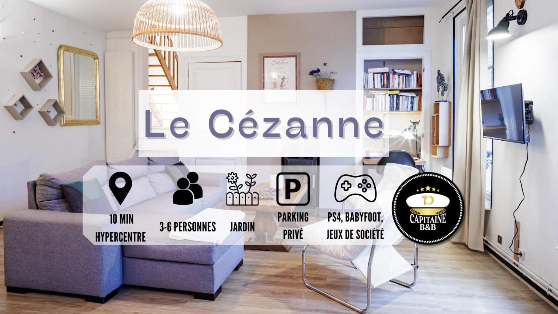 Le Cezanne - Jardin - Parking - Babyfoot - Centre-Ville Troyes Exteriér fotografie